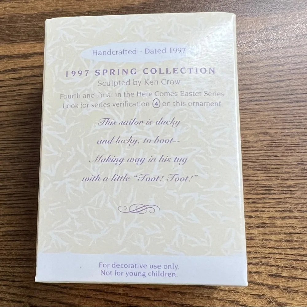 Hallmark Here Comes Easter 1997 a spring Collection Handcrafted Dated 1997